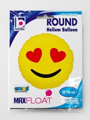 balon foliowy zakochana emotka