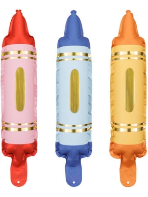 balon foliowy kredki do girland