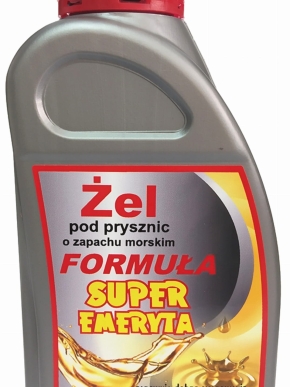 Żel pod prysznic- Formuła Super Emeryt