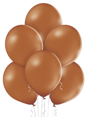 balon lateksowy pastelowy brązowy Mocca