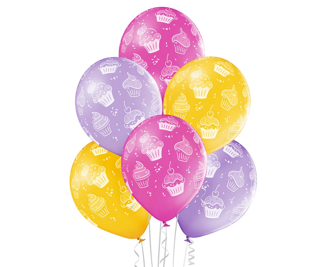 balon lateksowy Babeczki - Muffinki