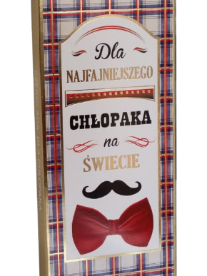 czekolada mleczna dla najfajniejszego Chłopaka na świecie