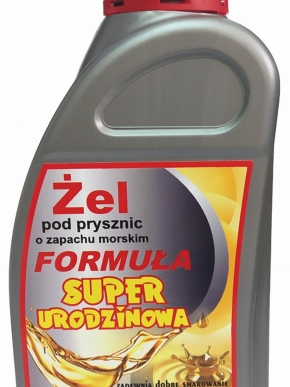 Żel pod prysznic- Formuła Super Urodzinowa