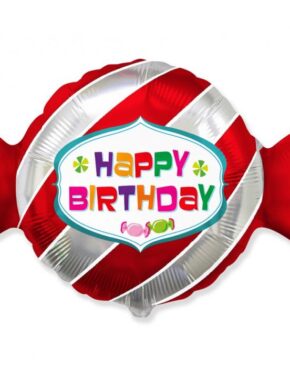 Balon foliowy Cukierek Happy Birthday