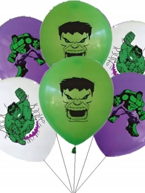 zestaw balonów lateksowych HULK