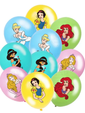 Balony lateksowe Księżniczki