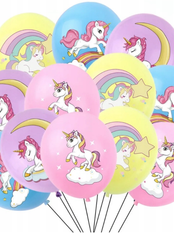 Balony-lateksowe-z-nadrukiem-Jednorozce