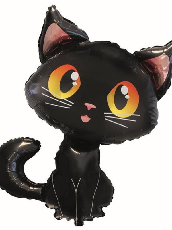 balon foliowy czarny kot