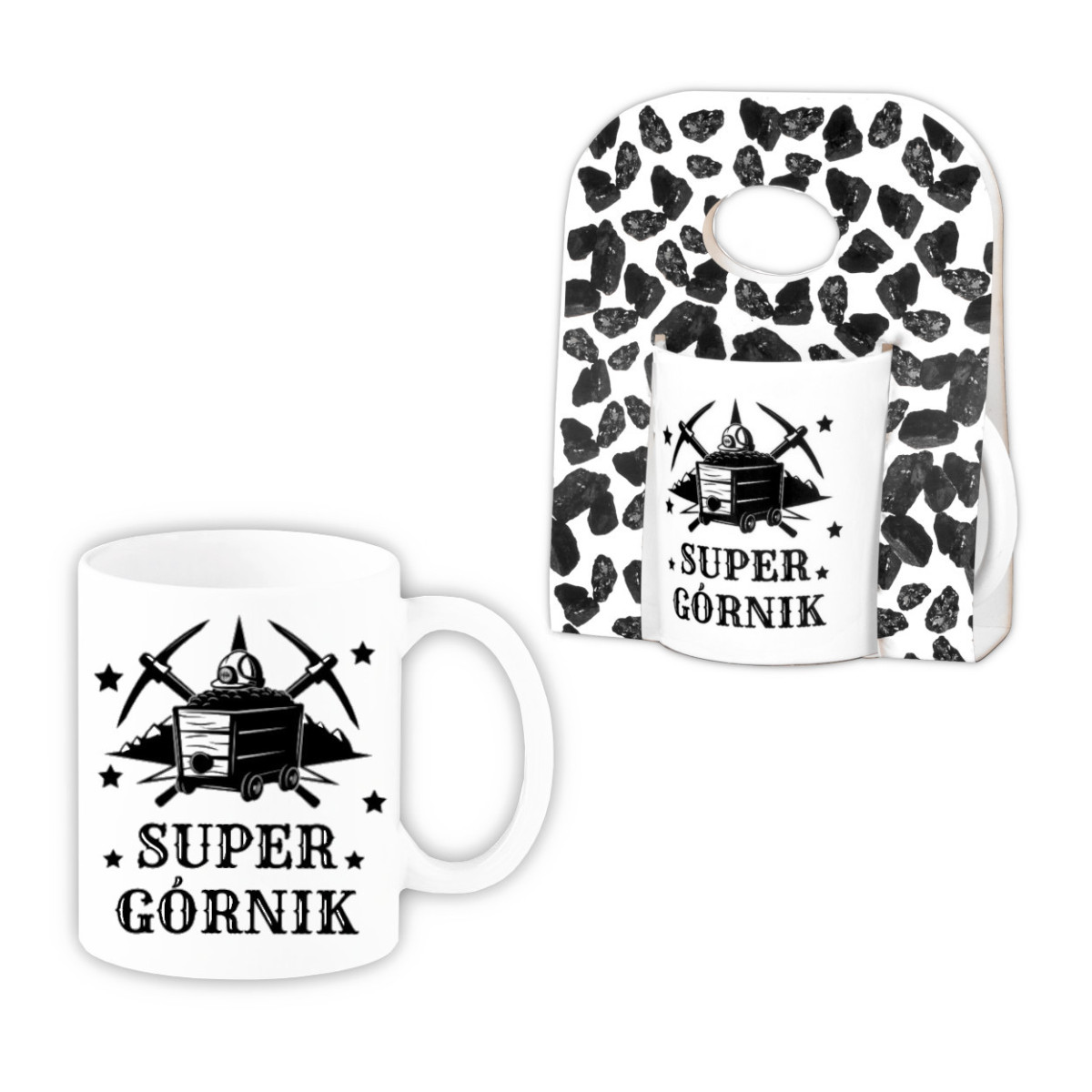 Kubek dla Górnika WSZYSCY MĘŻCZYŹNI RODZĄ SIE RÓWNI.....