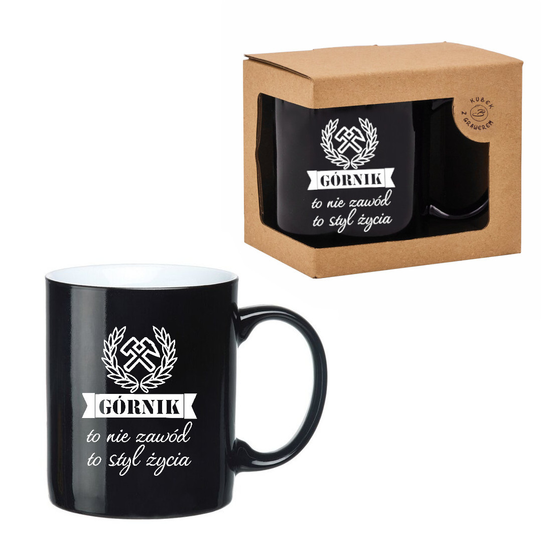 Kubek Grawer w opakowaniu BH 049 – Górnik to nie zawód, to styl życia (2)