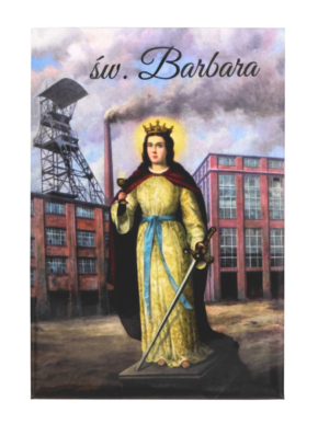 Magnes na lodówkę Św. Barbara