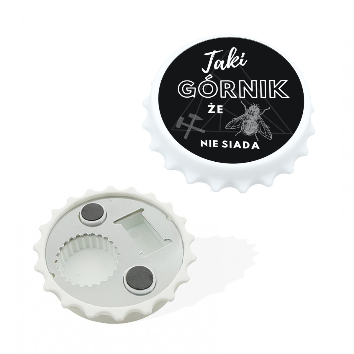 Otwieracz kapsel Taki Górnik że mucha nie siada