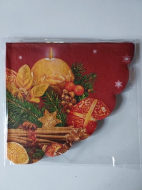 Serwetki Boże Narodzenie okrągła