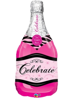 Balon foliowy butelka szampana - Celebrate