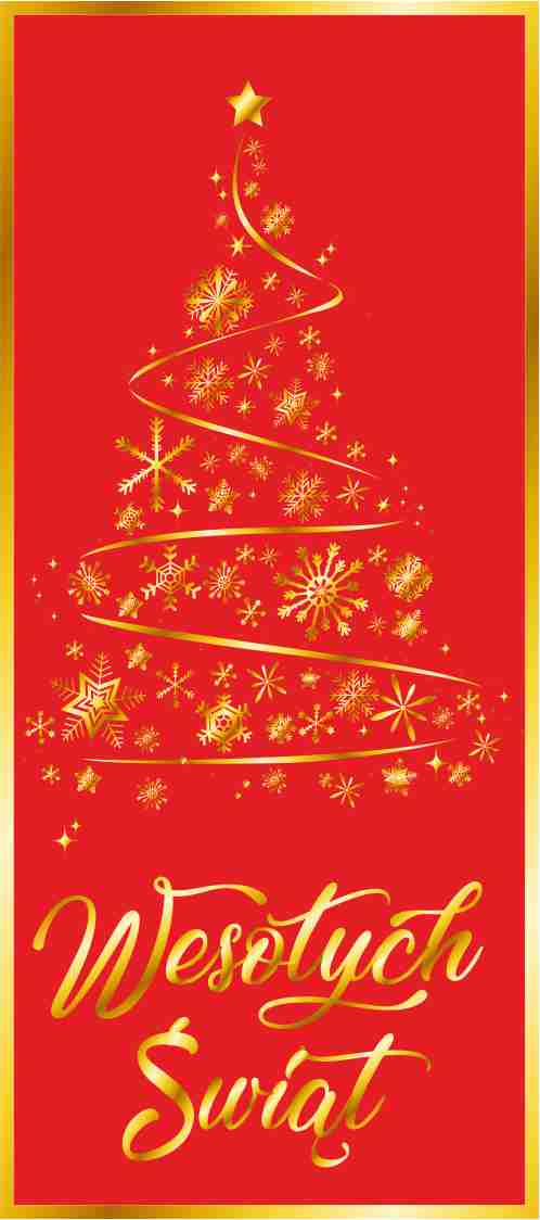 czekolada mleczna czerwona choinka