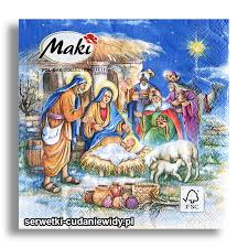 Serwetki Boże Narodzenie - Stajenka