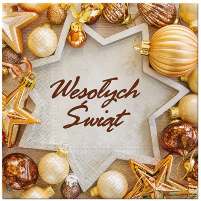 Serwetki papierowe Boże Narodzenie - Wesołych Świąt