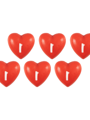 Świeczki serca na tort