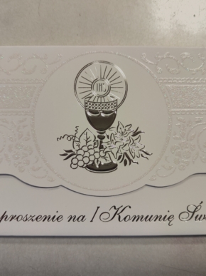 Zaproszenia na Pierwszą Komunię Świętą