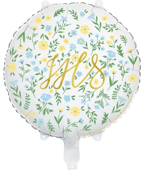 Balon Foliowy IHS w drobne kwiaty