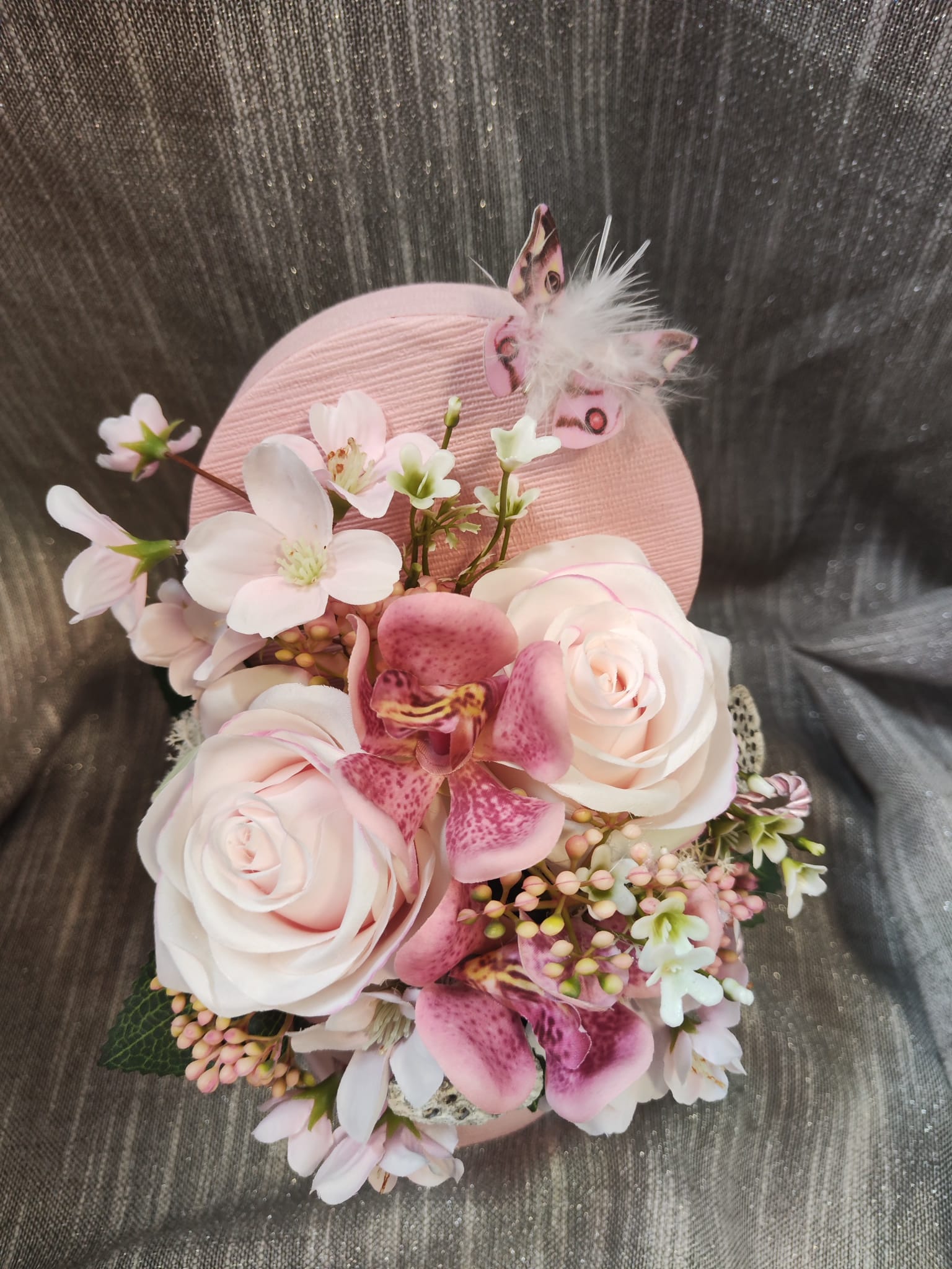 Flower box różowy 2