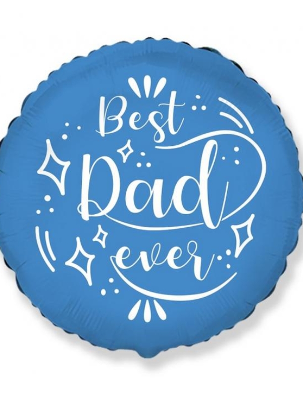 BALON FOLIOWY OKRĄGŁY 18” BEST DAD