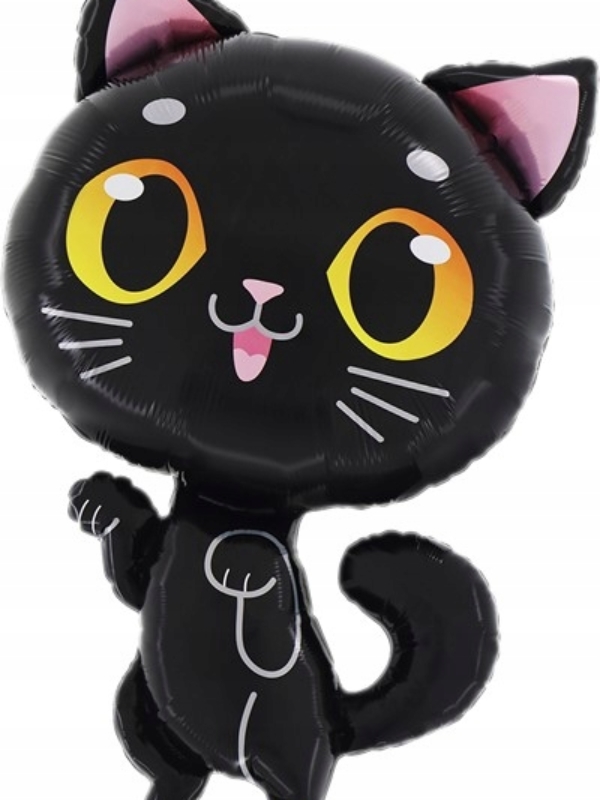 Balon-foliowy-Czarny-Kot-Black-Cat-Grabo-45×72-cm