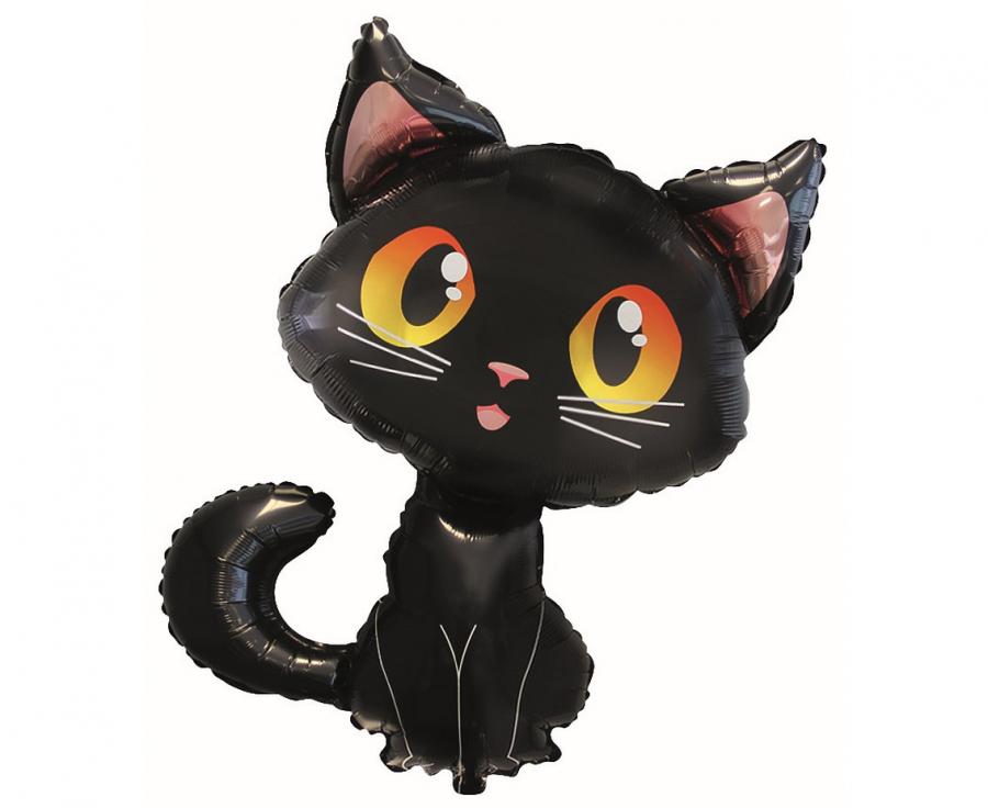 Balon foliowy Kot Czarny