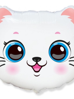 Balon foliowy Kot głowa
