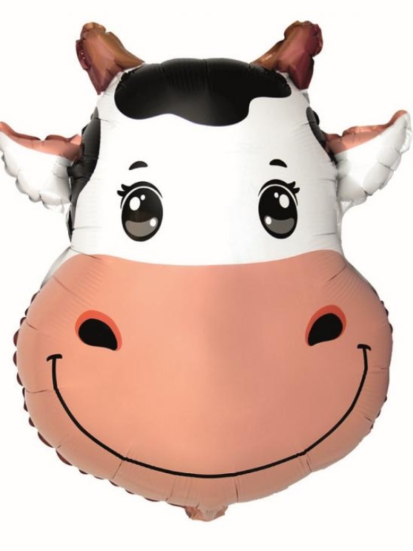 balon foliowy krowa głowa
