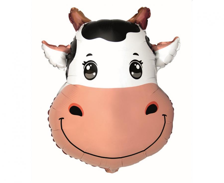balon foliowy krowa głowa