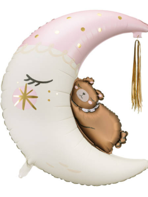 Balon Foliowy Miś na księżycu