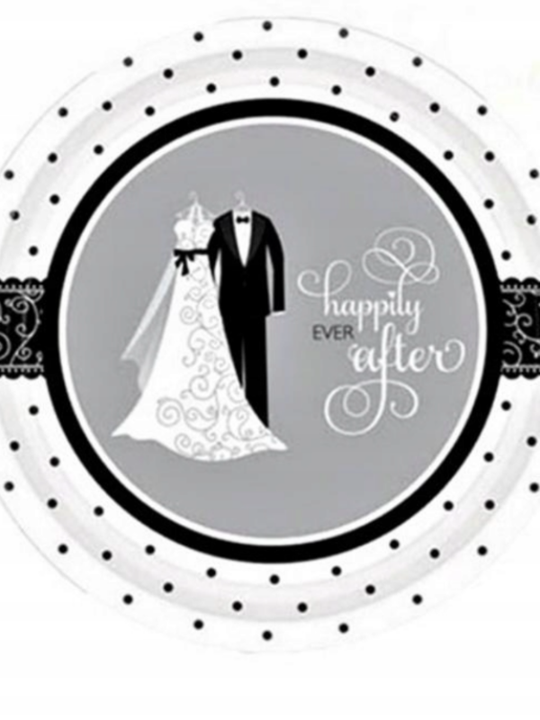 Balon foliowy okrągły suknia i garnitur