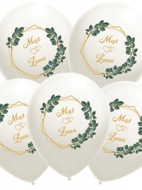 Balony lateksowe Mąż - Żona