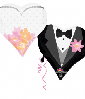 Balon foliowy Dwa serca