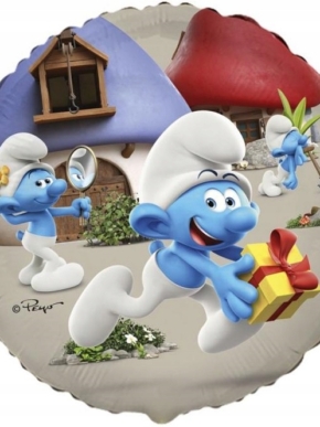 Balon foliowy Smerfy