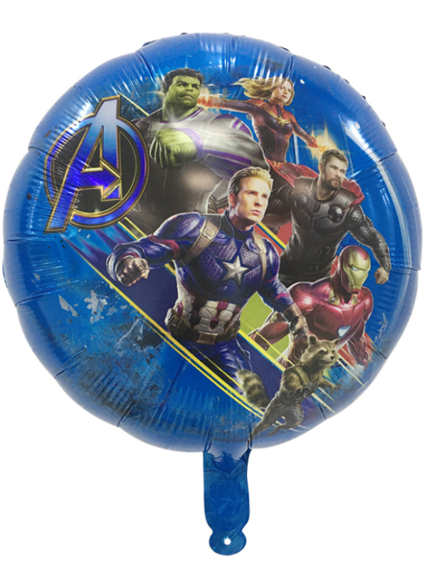 Balon-foliowy-AVENGERS-18-45cm NIEBIESKI