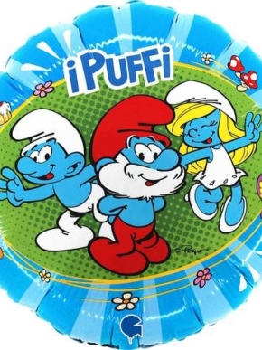 Balon foliowy Smerfy