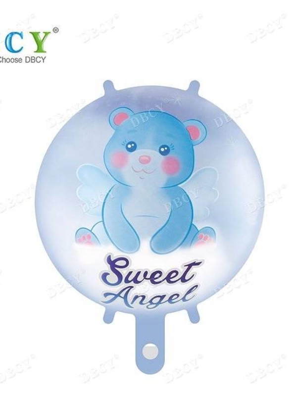 Balon-foliowy-Sweet-Angel niebieski