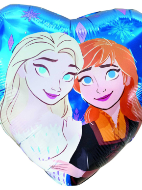 Balon foliowy serce KRAINA LODU Elza i Anna