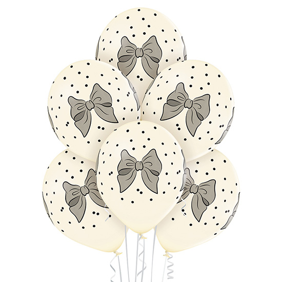 Zestaw balonów lateksowy z kokardką