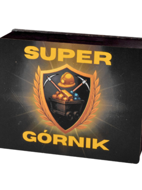 Skarbonka drewniana - Super Górnik