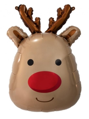 Balon foliowy renifer - głowa