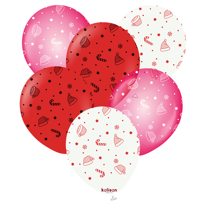 Balon lateksowy w czapeczki i laski