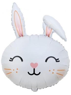 Balon foliowy króliczek głowa 42x56cm