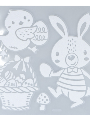 Ażurowe naklejki Wielkanocne