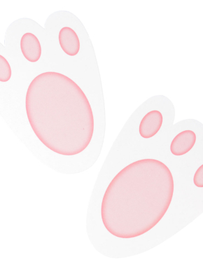 Tekturowe ślady króliczka