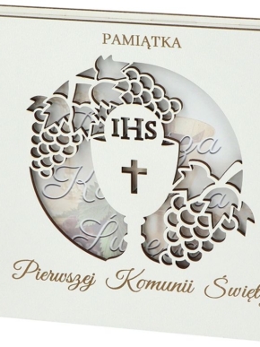 Pamiątka Pierwszej Komunii Świętej - Drewniana - KIELICH