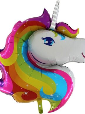 Balon foliowy Jednorożec - Unicorn GŁOWA