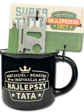 Kubek - Najlepszy Tata + multitool